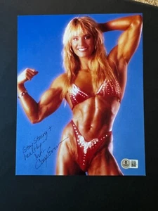 Cory Everson Hot! autographed signed 6 X Ms. Olympia 8x10 photo Beckett BAS coa - Picture 1 of 1