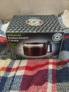 Universal Replacement Carafe 5 Cups, Cafe Brew Collection By Medelco NIB - Picture 1 of 2