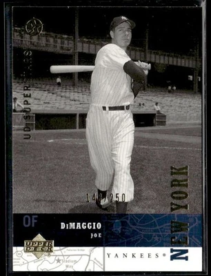 L34,640 -  2002-03 UD SuperStars Gold #153 Joe DiMaggio /250 - Image 1 of 2