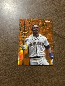 2023 Topps Chrome Update Series Celebración Julio Rodriguez - Imagen 1 de 3