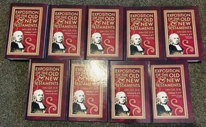 John Gill Exposition of the Old and New Testaments Commentary 9 Volume Set - Imagen 1 de 6