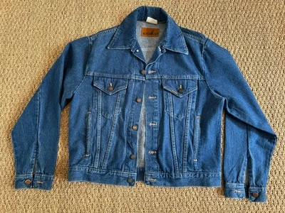 Abrigo Chaqueta Camionero Vaquera Vintage Roebucks Para Hombre Talla 42 Foto 1 de 4