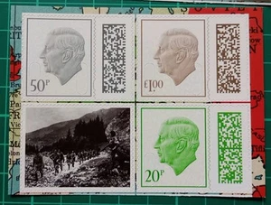 2025 Charles III Definitive M25L MPIL 20p 50p £1 + label um-Ex Victory & Valour - Picture 1 of 6