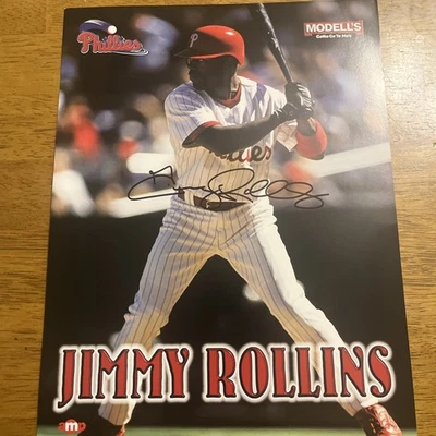Jimmy Rollins Auto 8x10 Modells - Image 1 of 2
