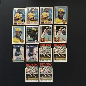 Mike Easler Vintage Lot Of 14-1982-86-Pirates/Red Sox  💥🔥(81PPME) - Picture 1 of 2