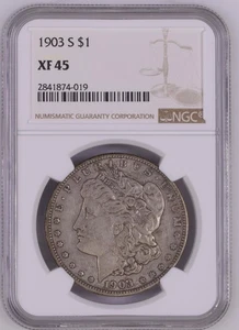 1903 S Morgan Silver Dollar NGC XF-45 - Picture 1 of 2