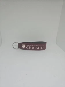 University Of Chicago Maroon Keychain Wrist Lanyard - Picture 1 of 4