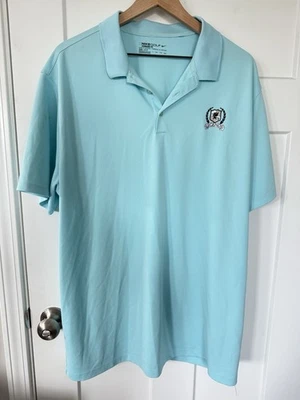 Polo para hombre Nike Golf Stand Fit Dri XXL azul verdoso Legends Gold Resort Foto 1 de 4