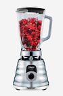 Oster 4655 blender Retro Chrome 3 speed 5 cup glass jar.