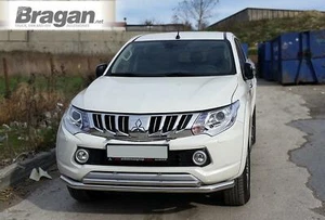 Doppel Spoiler Leiste für Mitsubishi L200 Triton Strada 2015 - 2019 4x4 Front Nudge - Bild 1 von 7