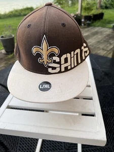 Cappello berretto New Orleans Saints NFLeam Apparel taglia L/XL marrone/nero/bianco usato in ottime condizioni - Foto 1 di 12