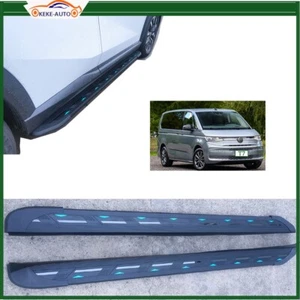 Running Boards Side Steps Pedals Nerf Bars Fits for Volkswagen Multivan T7 2022+ - Picture 1 of 5