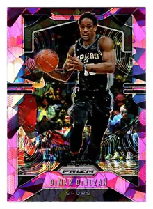 2019-20 Panini Prizm DEMAR DEROZAN PINK ICE PRIZM REFRACTOR SAN ANTONIO SPURS - Picture 1 of 1