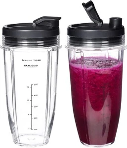 Replacement 24oz Blender Cup For Ninja BN401 BN751 BN801 BN800 BL450 BL456 BL480 - Picture 1 of 5