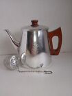 SOMA z połowy wieku angielski czajnik ze stali nierdzewnej w bardzo dobrym stanie aluminiowa kula do herbaty