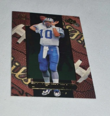 1999 UPPER DECK OVATION - CHARLIE BATCH QB DETROIT LIONS CARD # 20 - Image 1 of 4