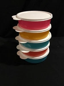 tupperware NEW big wonders bowl set of 5, 2 cup, bright colors - Picture 1 of 2