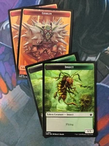 Insect / Goblin Token x 4 | Foundations | NM | MTG - Picture 1 of 1