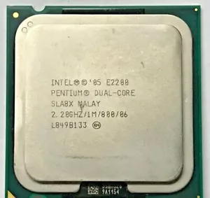 Intel Pentium Dual-Core Processor 2.20GHz 1MB 800MHz 1.5V Socket LGA775 SLA8X - Picture 1 of 3