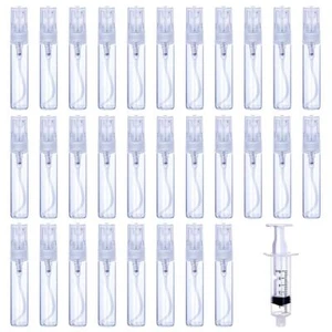 30Pcs 5ml/0.17Oz Portable Mini Refillable Clear Glass Empty Sprayer Perfume B... - Picture 1 of 7