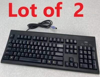 Lot( 2 ) WYSE KB-3923 PS/2 Clacky Keys No Frills Keyboard Grade B - Image 1 of 4