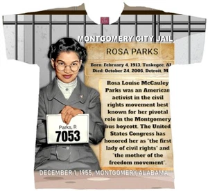 ROSA PARKS MONTGOMERY JAIL T-SHIRT. 2024. Kamala Harris T shirt. Black Women - Picture 1 of 2