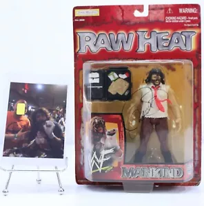 Modellino Jakks Pacific WWE Raw Heat Mankind 1999 Titan Sports autografato - Foto 1 di 12
