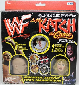 WWF WWE Katch the Game Stone Cold Steve Austin Sable Gangrel Magnetic Action - Imagen 1 de 8