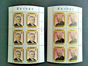 GIBRALTAR BLOCKS MNH OG - Picture 1 of 3