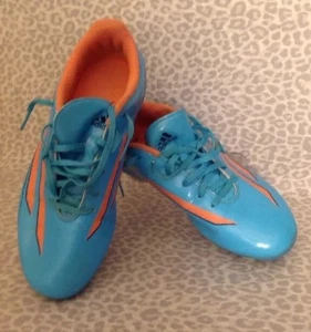 Stollenschuhe Damen Adidas 7 blau orange - Bild 1 von 12