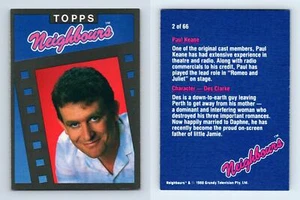 Paul Keane As Des Clarke #2 Neighbours Series 1 Topps 1988 Trading Card - Picture 1 of 1