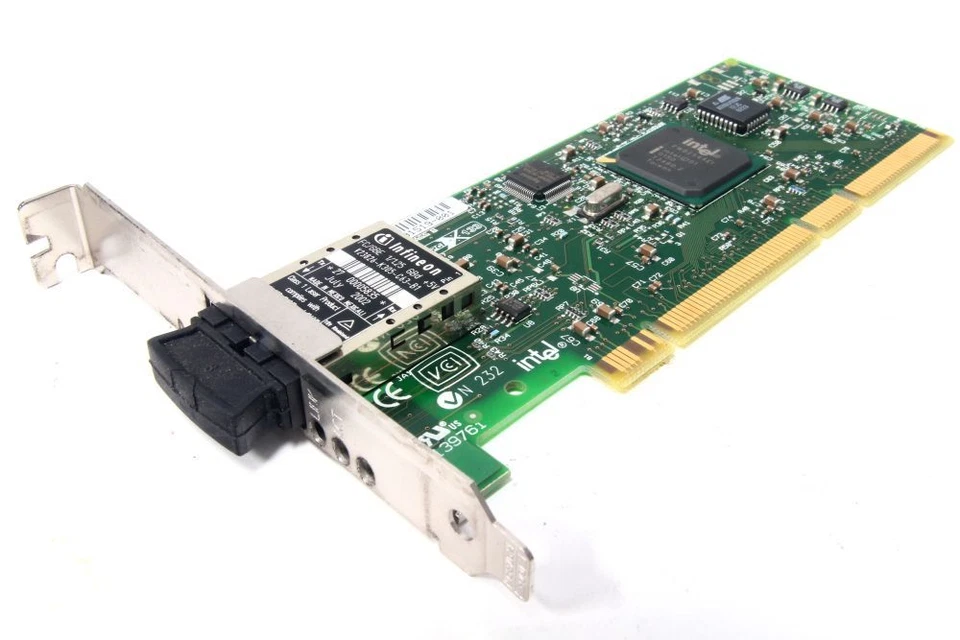 Intel 05R720 A50481-006 A91519-001 V23836-K305-C63-B1 Fiber Lan Card Pci-X 133 - Image 1 of 1