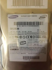 Samsung SV1203N Rev. A FW 100-26 P/V MS 120GB IDE 3.5" HD - Picture 1 of 2