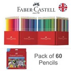 Faber-Castell Colouring Pencils - Pack of 60 - Assorted Colours rrp 21.95 OFFER