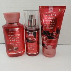 Bath & Body Works: Winter Candy Apple Travel Mist, Cream & Wash Set - Picture 1 of 2