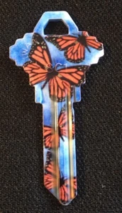 LLAVE MARIPOSA MONARCA EN BLANCO-SC1-PARA CERRADURAS SCHLAGE - Imagen 1 de 1