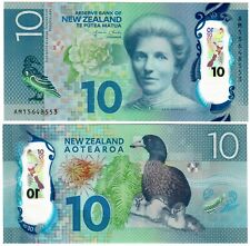 New Zealand 10 Dollars 2015 UNC