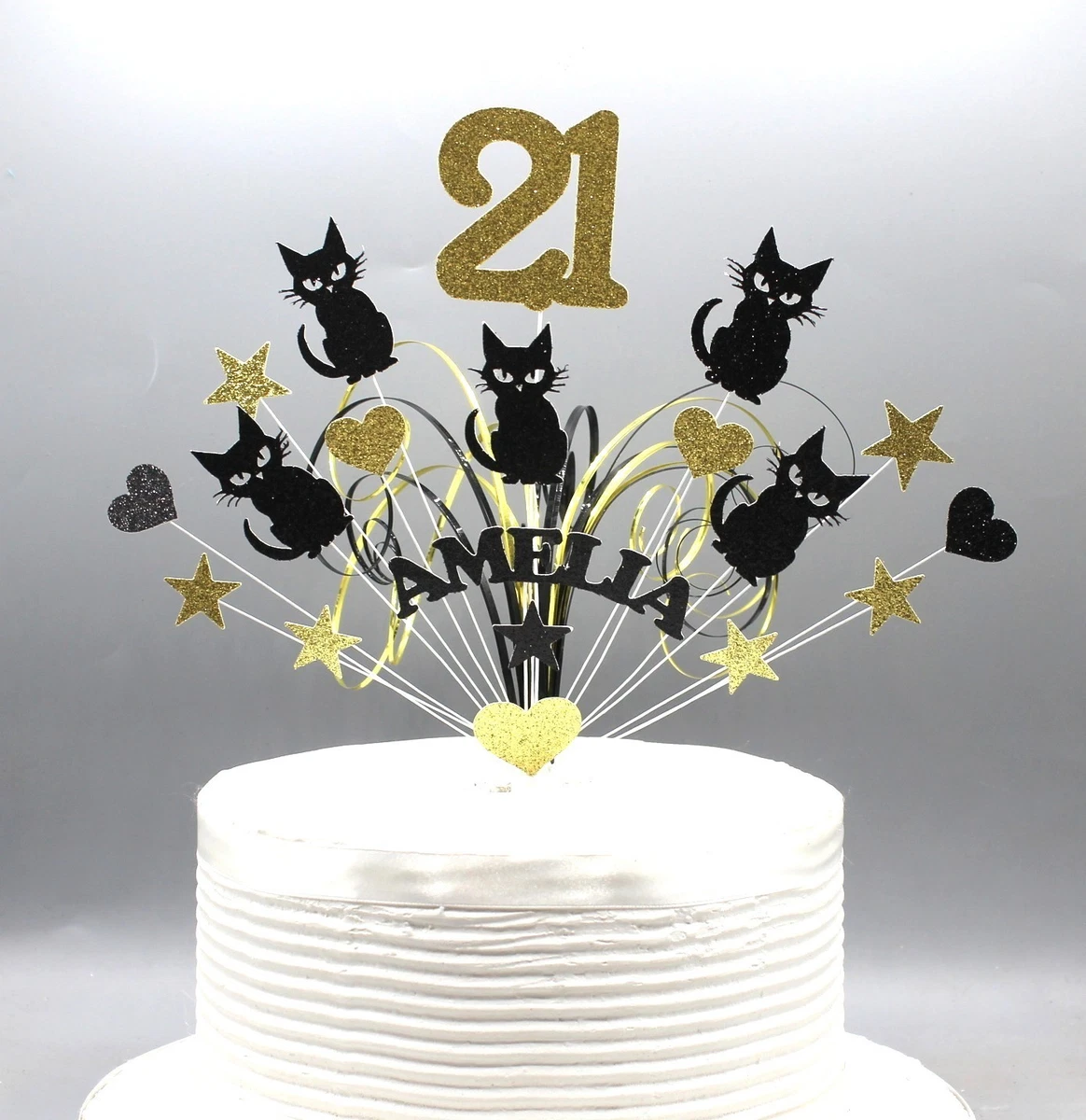 Candele Di Compleanno Per Torta Con 52° E 25° Numero, Colore Oro