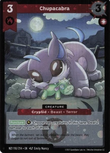 METAZOO TCG | Chupacabra - MZ1 118/214 - Base Set Reverse FOIL (NM) - Picture 1 of 1