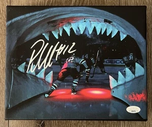 Patrick Marleau Signed 8x10 Canvas JSA San Jose Sharks - Picture 1 of 3