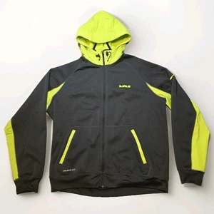 Nike schwarz neongelb XL LeBron James Therma Fit Hoodie EUC Full Zip Jacke - Bild 1 von 7