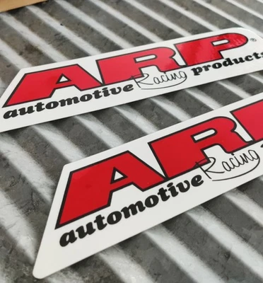Par de decalques vintage de corrida ARP Bolts. Adesivo Nhra Hotrod Ratrod. Caixa de ferramentas - Imagem 1 de 2