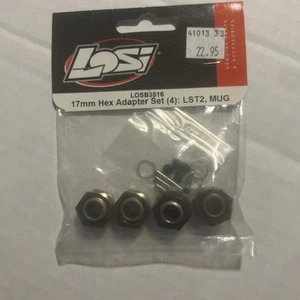 Losi #LOSB3516 17mm Hex Adapter Set (4): LST2, MUG NIP - Picture 1 of 2