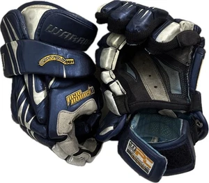 Warrior Mac Daddy II 13 Zoll Lacrosse Handschuhe Navy Contour Cuff Vapor Tek EUC - Bild 1 von 17