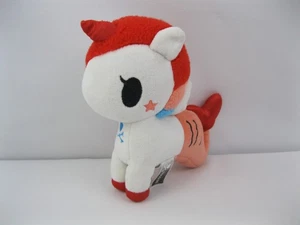 Tokidoki Mermicorno Unicorno Cora Plush 7.5" Unicorn Aurora World Red Star Tree - Picture 1 of 11