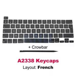 Llaveros franceses para portátil Macbook Pro Retina 13" M1 A2338 teclado tapa teclado - Imagen 1 de 6