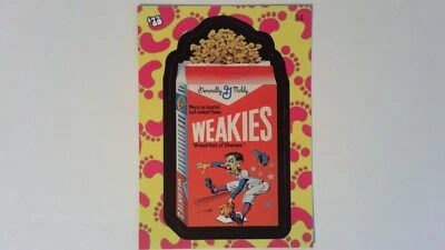 Wacky Pack Flashback #34 '73 2008 Weakies Wheaties paquetes de caja Wp1 Foto 1 de 2