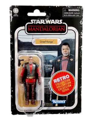 FIGURA HASBRO STAR WARS COLECCIÓN RETRO EL MANDALORIANO GREEF KARGA 3.75" ~NUEVA~ Foto 1 de 4