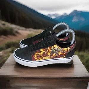 Vans Old Skool Samurai Rising Women's Size 6 Mens Size 4.5 Shoes Anime Comic Gym - Picture 1 of 24