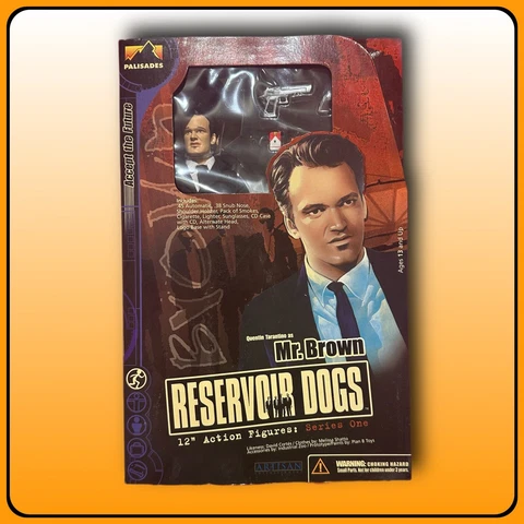 Reservoir Dogs, Palisades Original 12" Action Figure Mr Brown Quentin Tarantino Cover